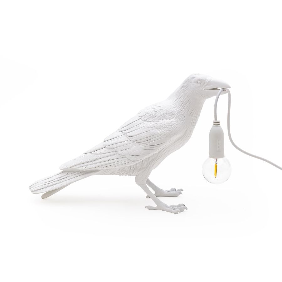 Seletti Bird Lamp White Waiting OUTDOOR