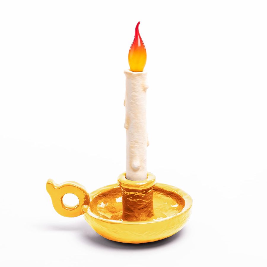 Seletti Bugia Lamp Gold