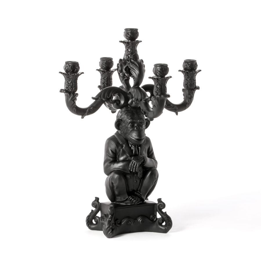 Seletti Burlesque Chimp Black