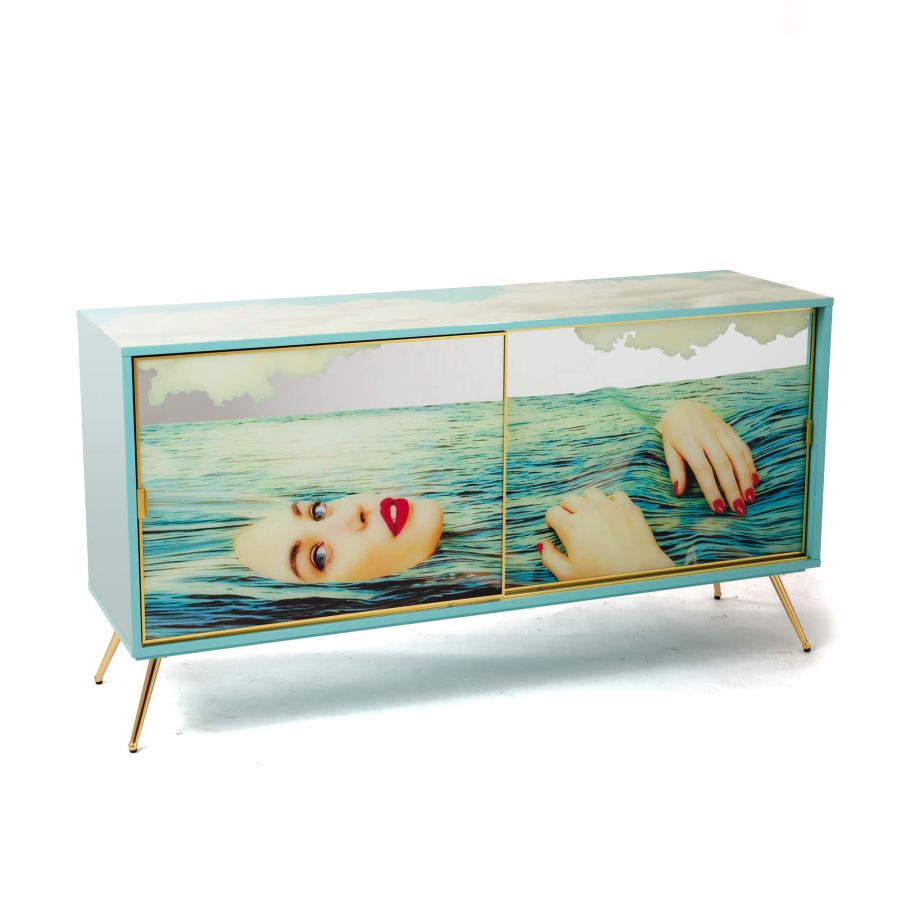 Seletti Cabinet Sliding Door Sea Girl