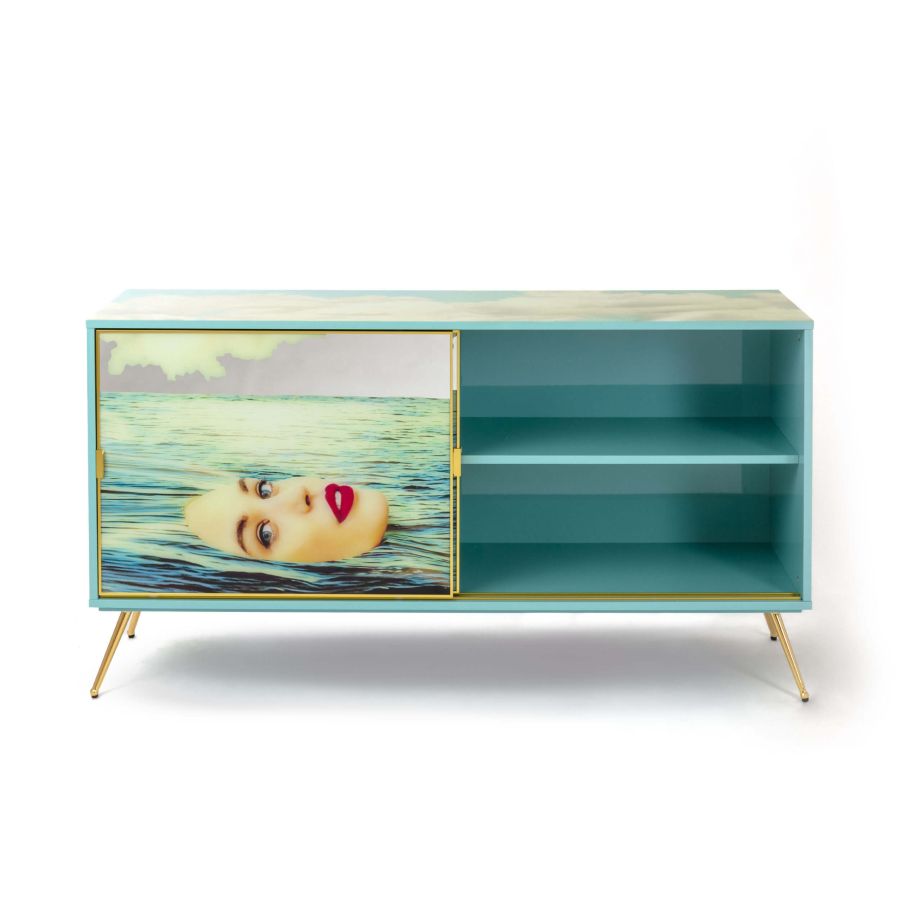 Seletti Cabinet Sliding Door Sea Girl