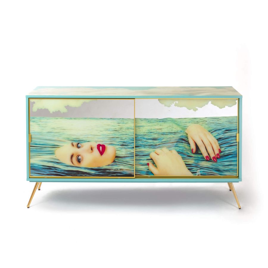 Seletti Cabinet Sliding Door Sea Girl