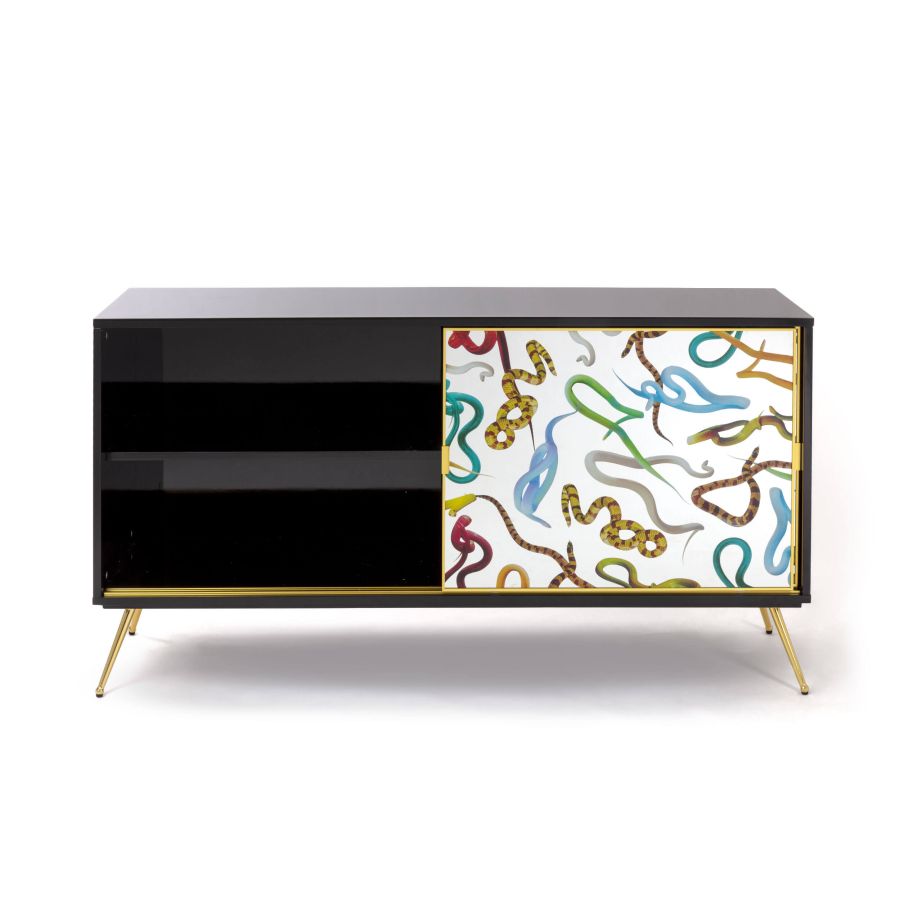 Seletti Cabinet Sliding Door Snakes