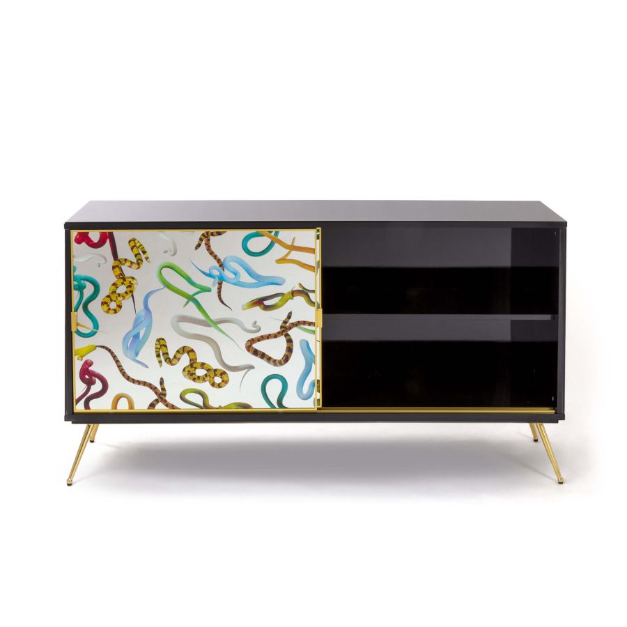 Seletti Cabinet Sliding Door Snakes