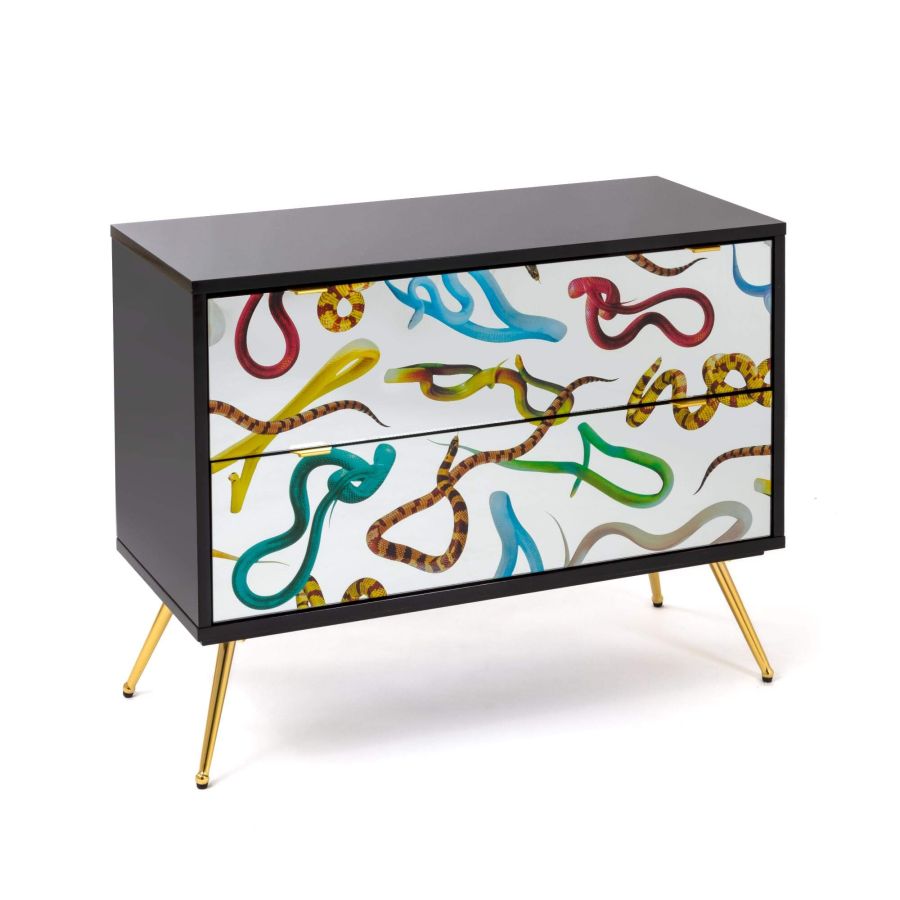 Seletti Chest Of Two Drawers Snakes