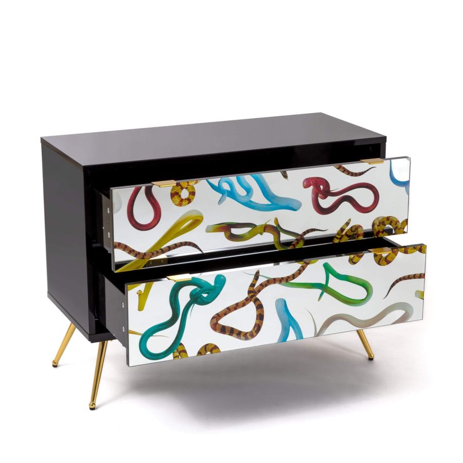 Seletti Chest Of Two Drawers Snakes
