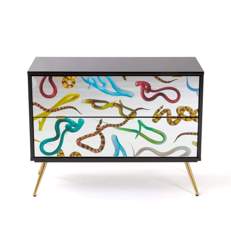 Seletti Chest of Two Drawers Snakes