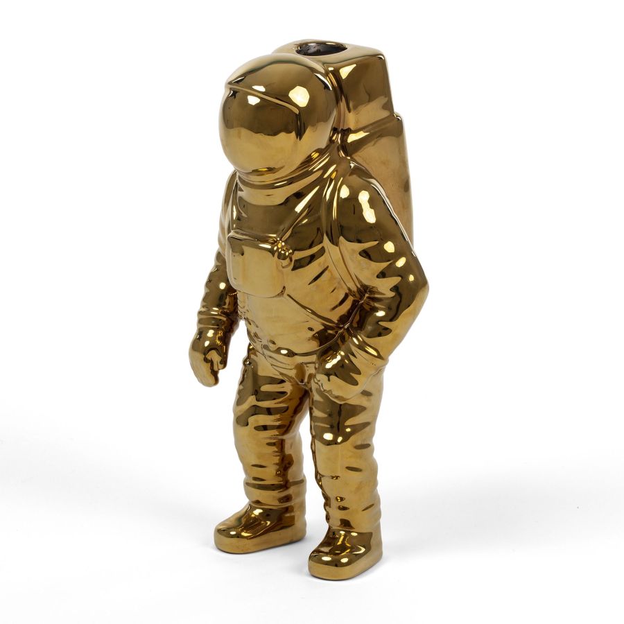 Seletti Cosmic Diner Starman Vase Gold