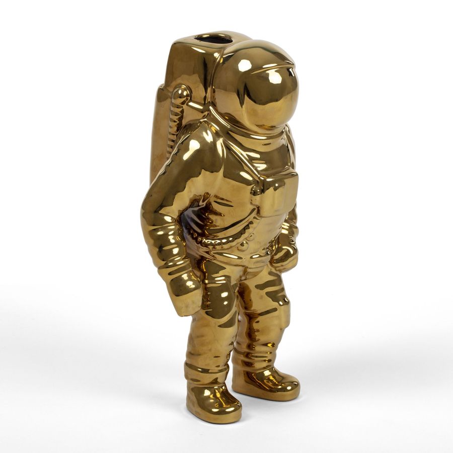 Seletti Cosmic Diner Starman Vase Gold