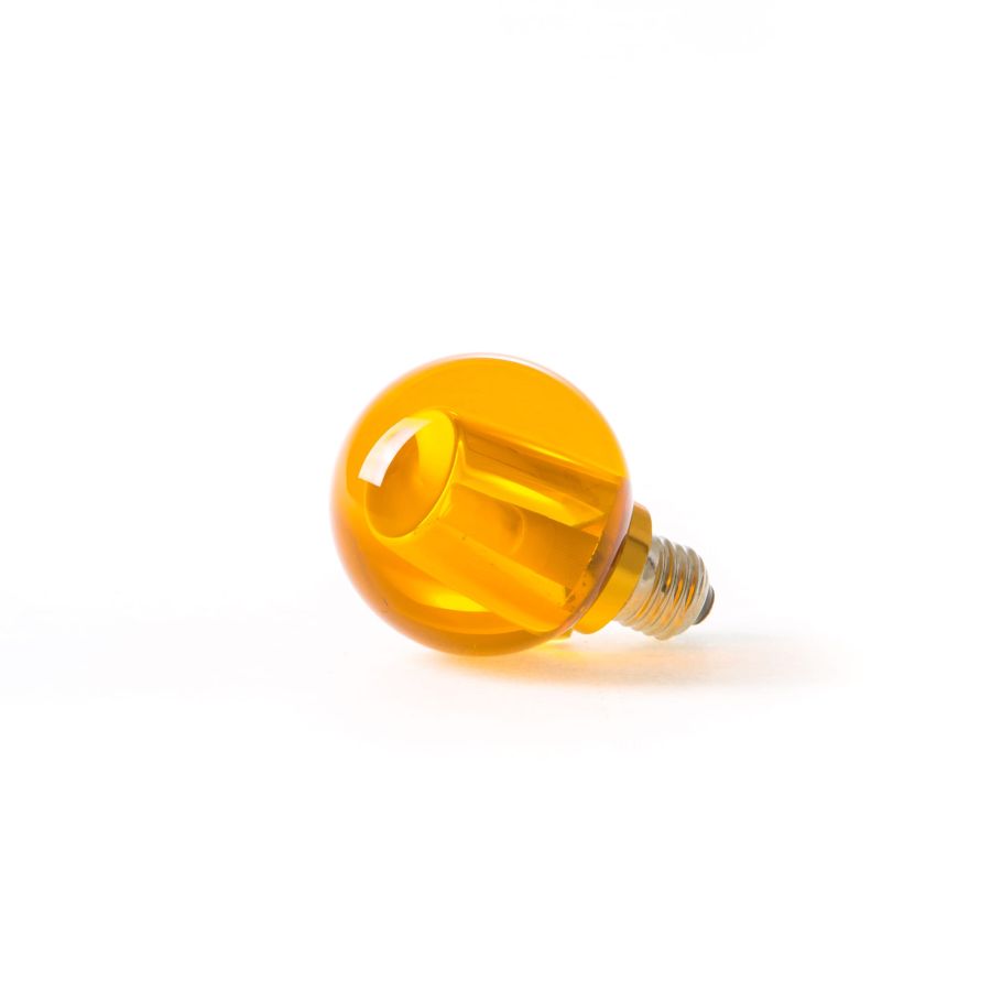 Seletti Crystaled Round Amber