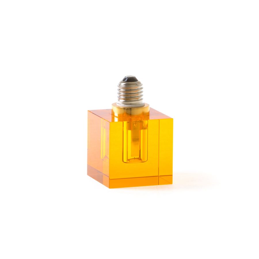 Seletti Crystaled Square Amber