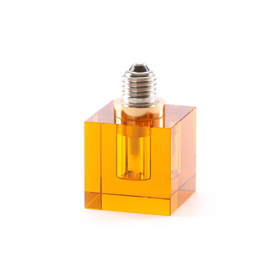 Seletti Crystaled Square Amber