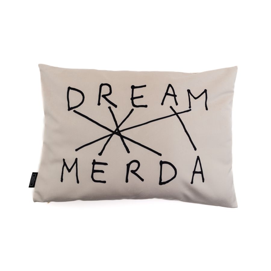 Seletti Cushion Dream-Merda Black