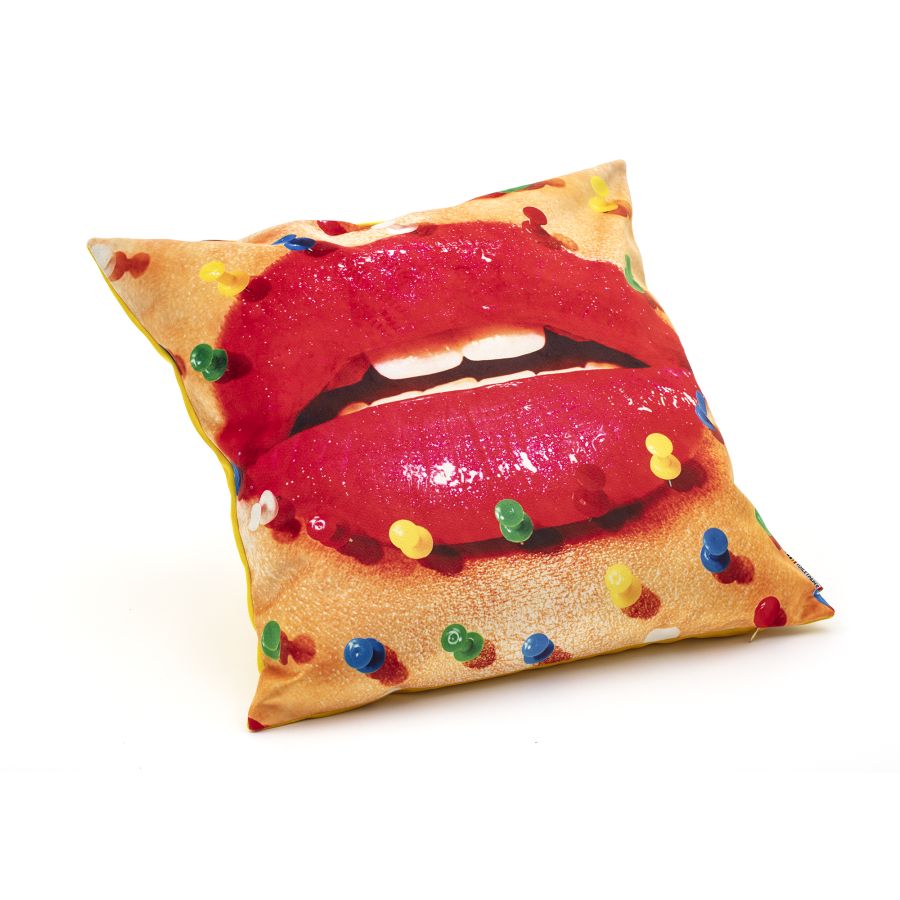 Seletti Cushion Mouth With Pins