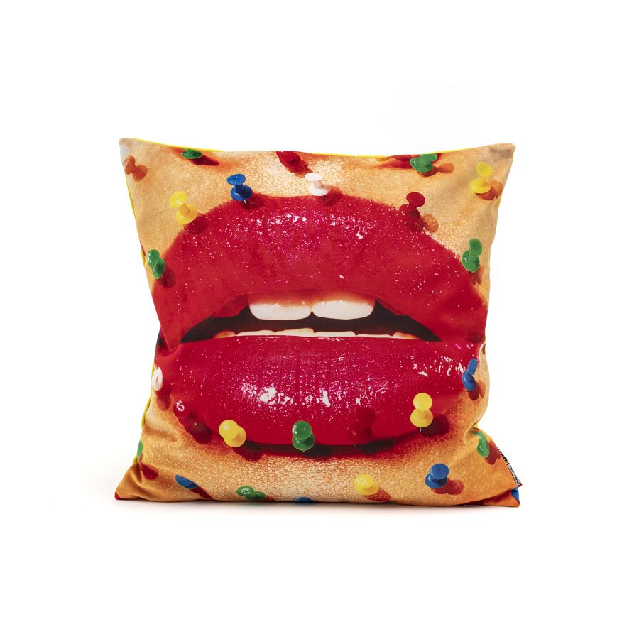 Seletti Cushion Mouth with pins