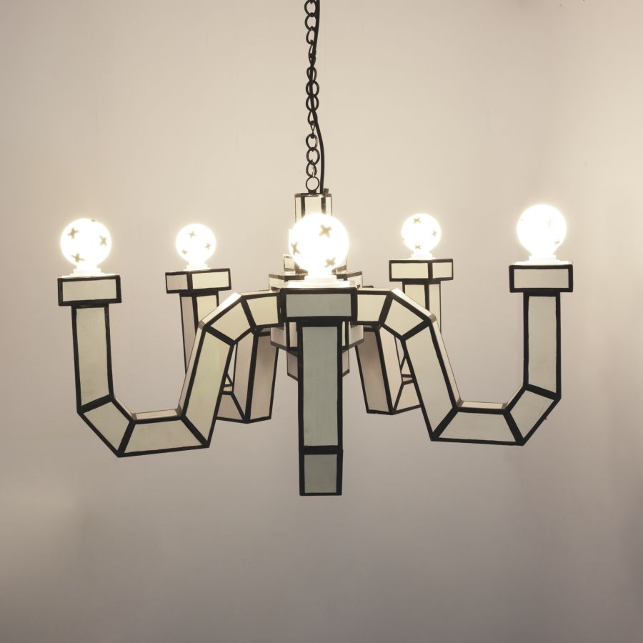 Seletti CUT 'N PASTE Chandelier