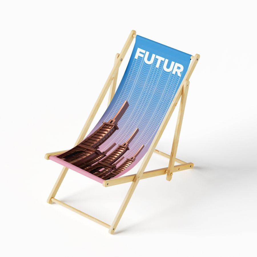 Seletti Deckchair "KAPPA FUTUR FESTIVAL"