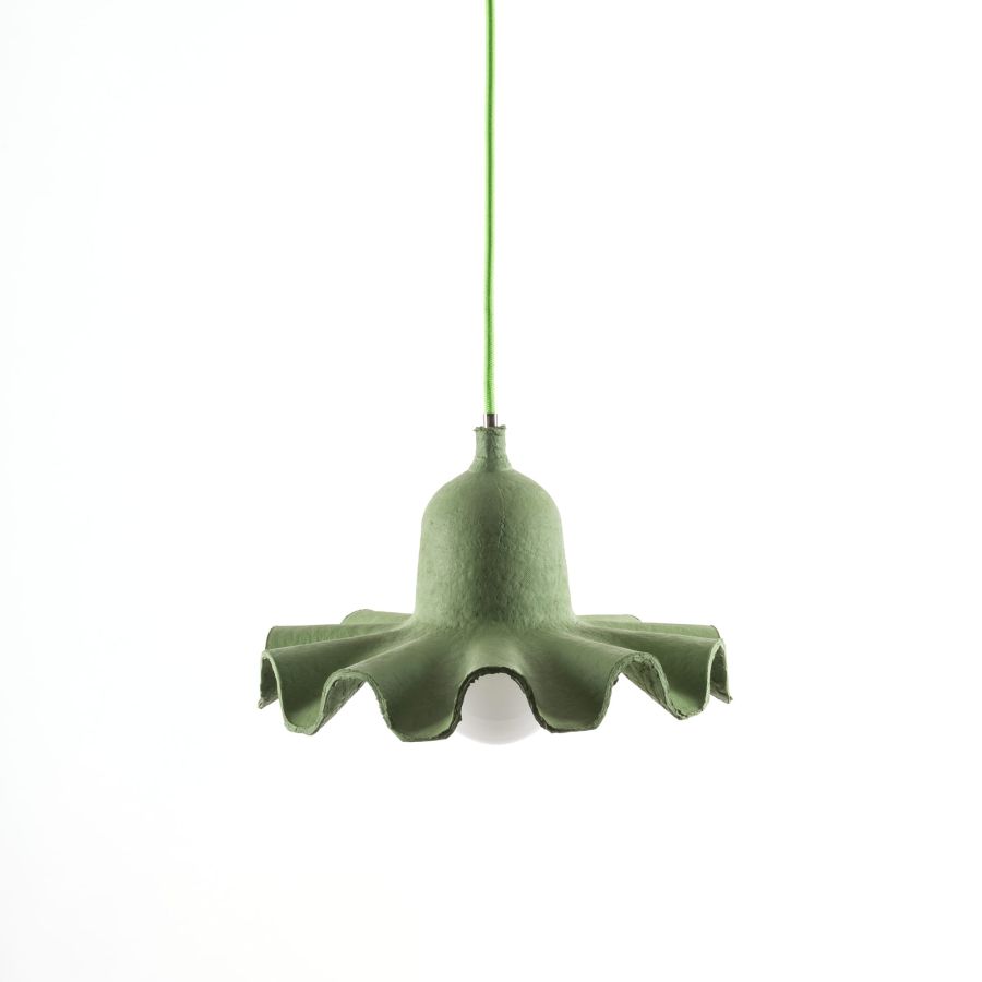 Seletti Egg of Columbus Ceiling Lamp #1 Green