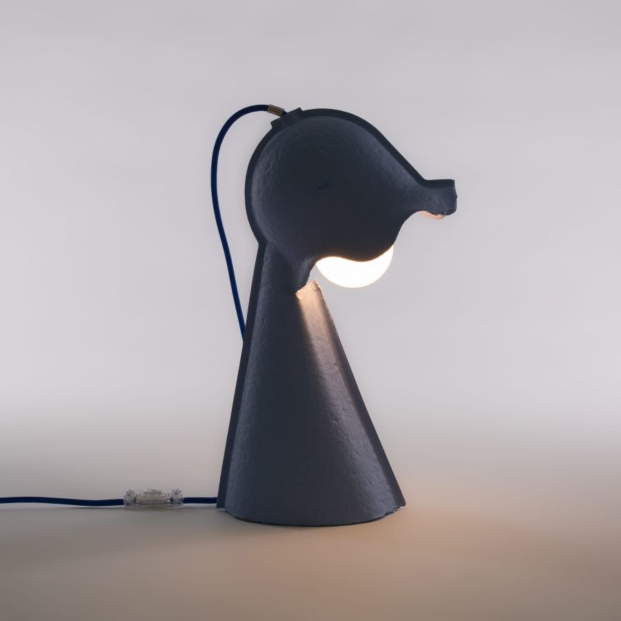 Seletti Egg Of Columbus Table Lamp Light Blue