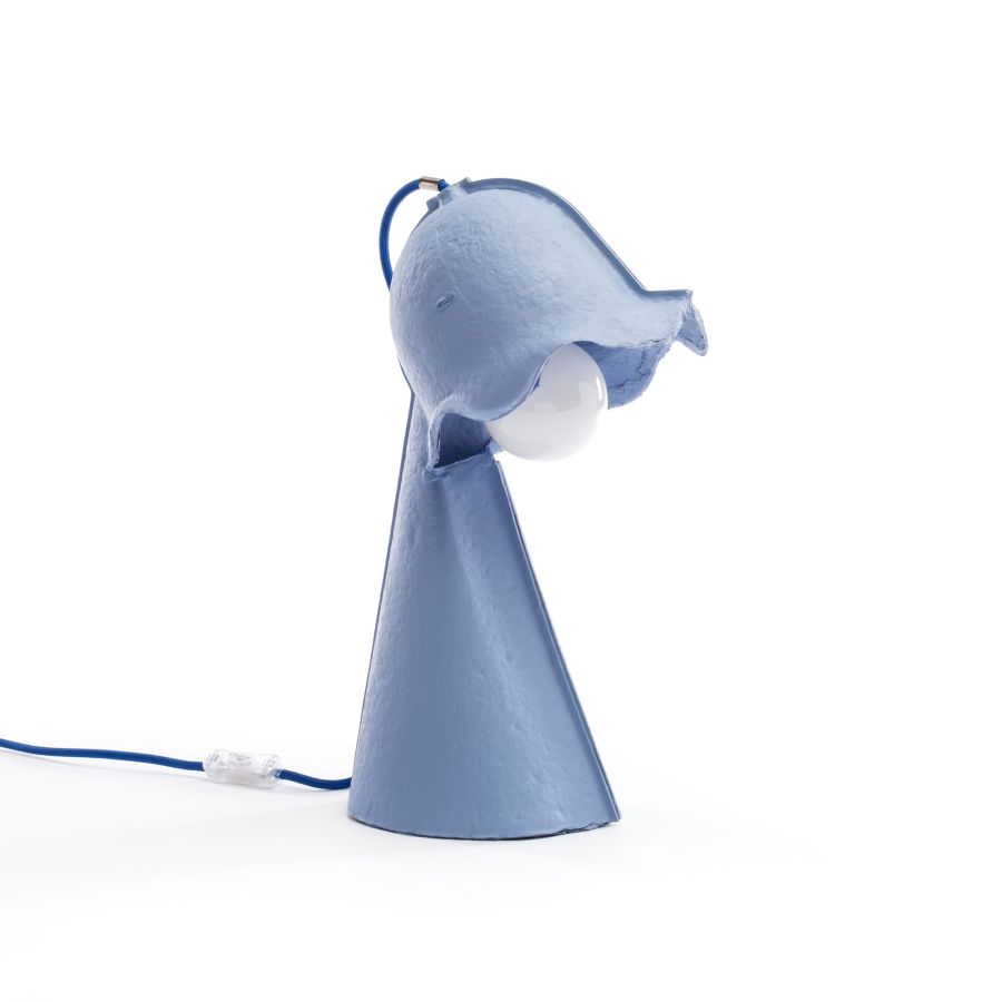 Seletti Egg of Columbus Table Lamp Light Blue