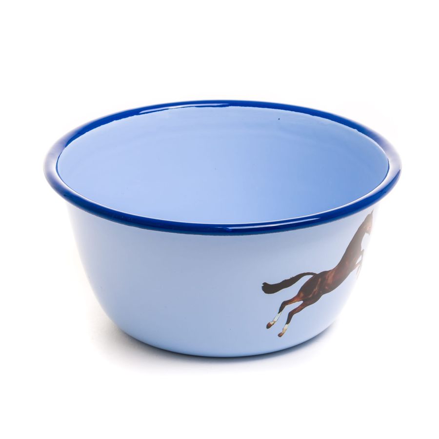 Seletti Enamel Bowl Horse