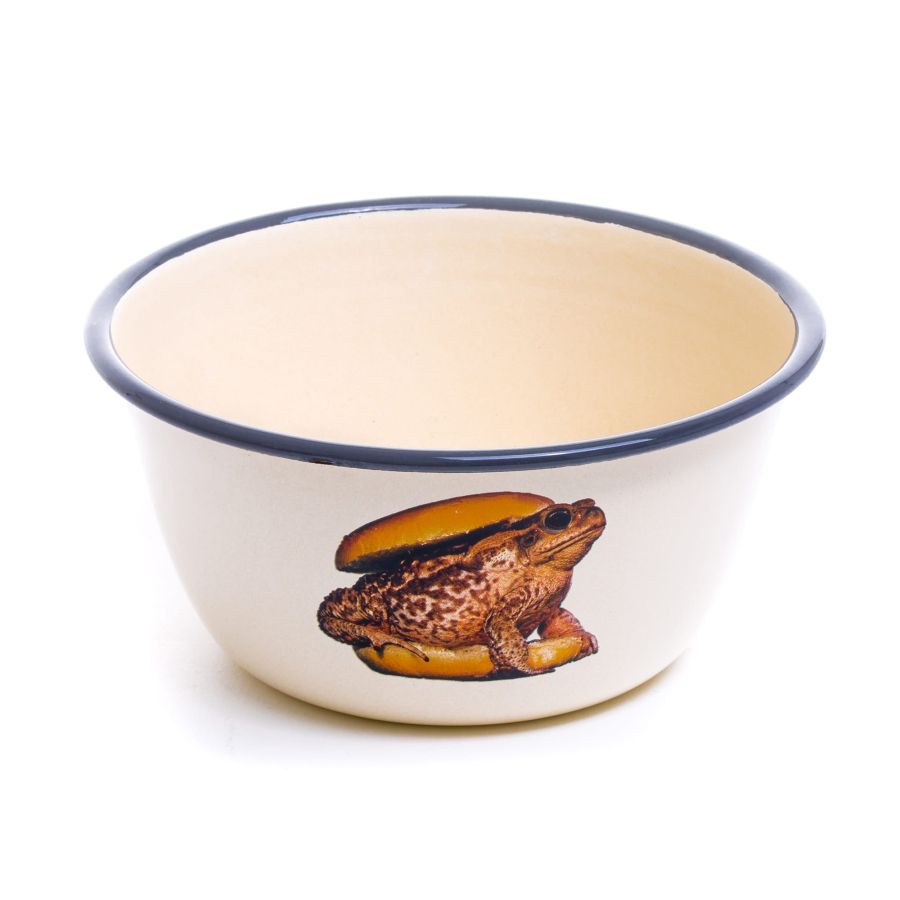 Seletti Enamel Bowl Toad