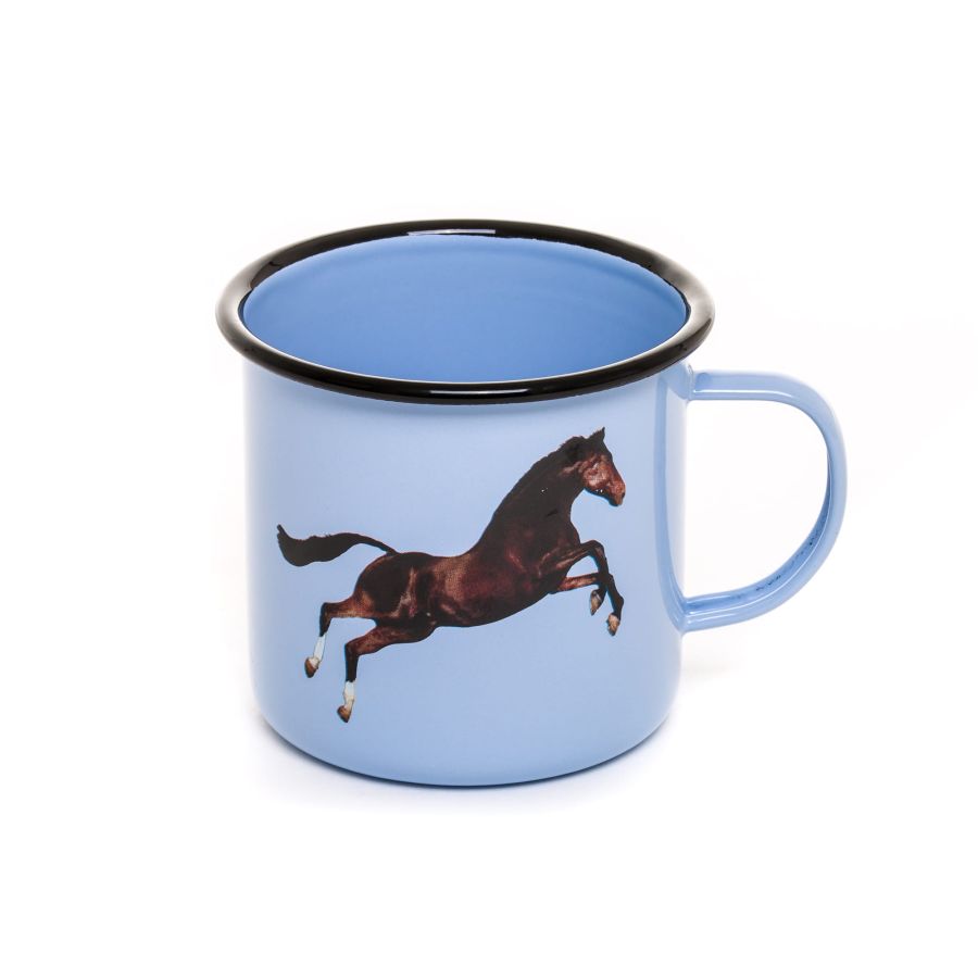 Seletti Enamel Mug Horse