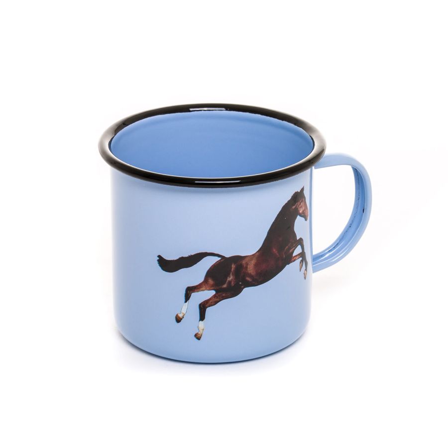 Seletti Enamel Mug Horse