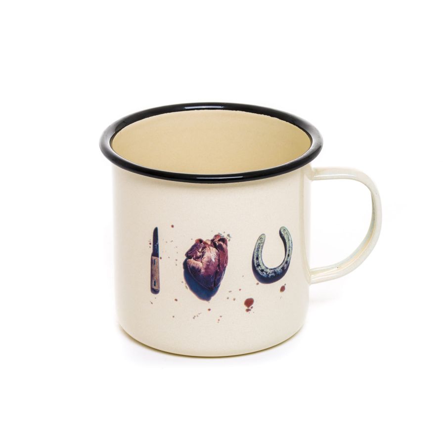 Seletti Enamel Mug I Love U