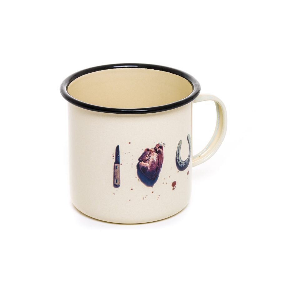 Seletti Enamel Mug I Love U