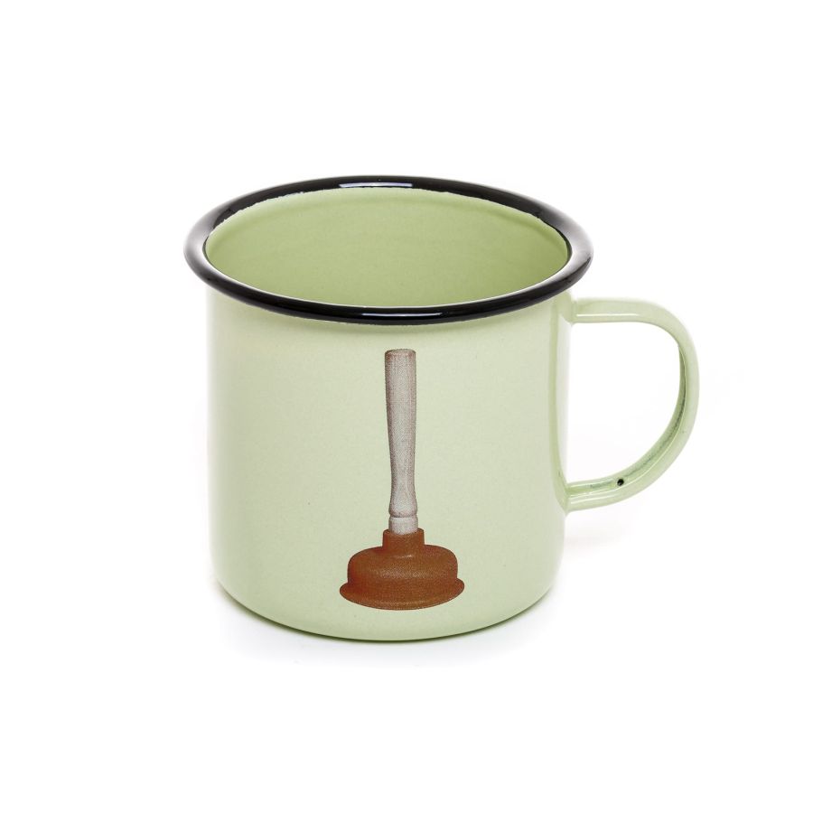 Seletti Enamel Mug Plunger