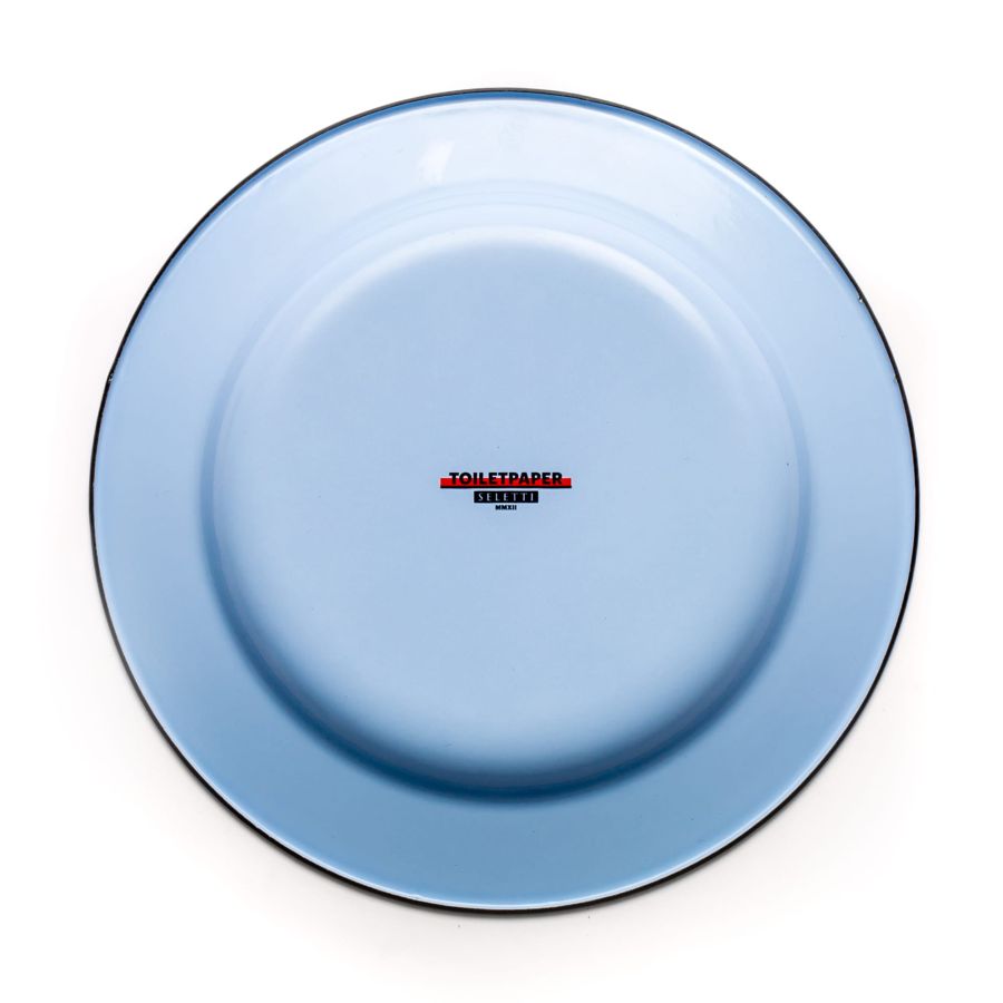 Seletti Enamel Plate Apple