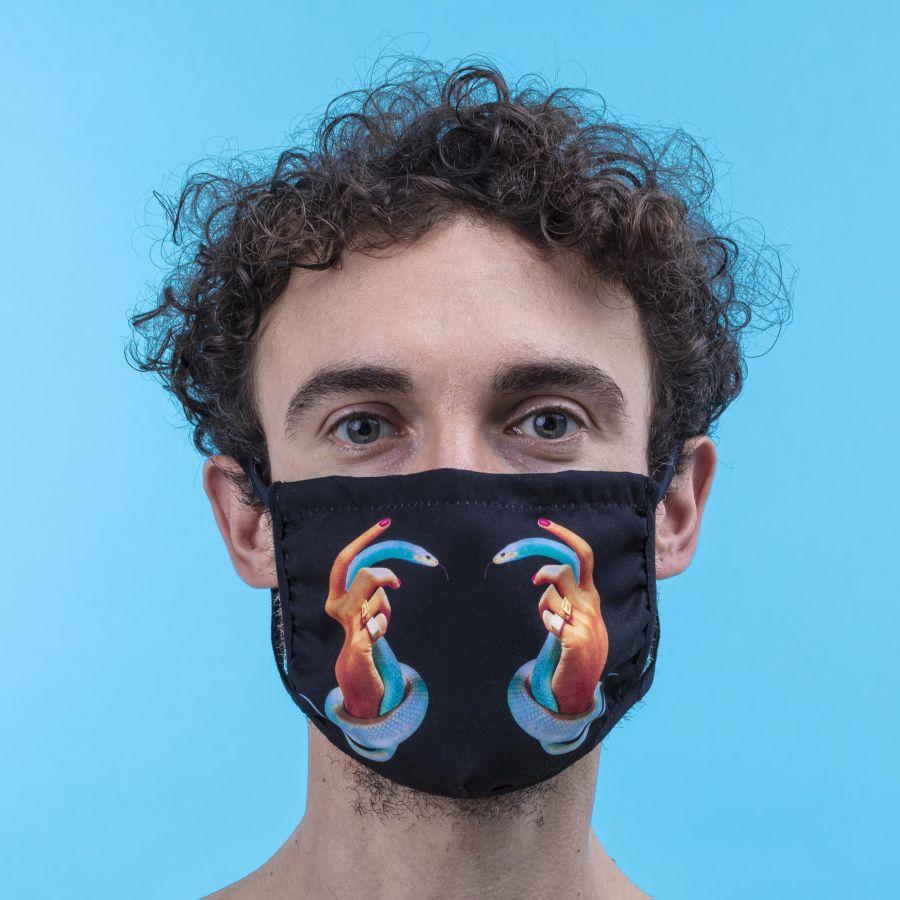 Seletti Facemask Hands with Snakes M/L