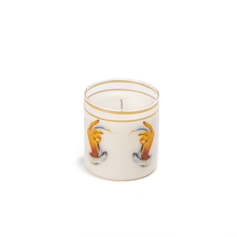 Seletti Glass Candle Hands