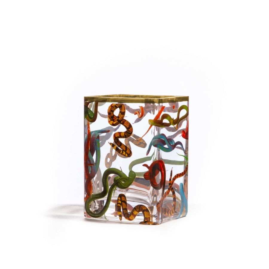 Seletti Glass Vase Snakes