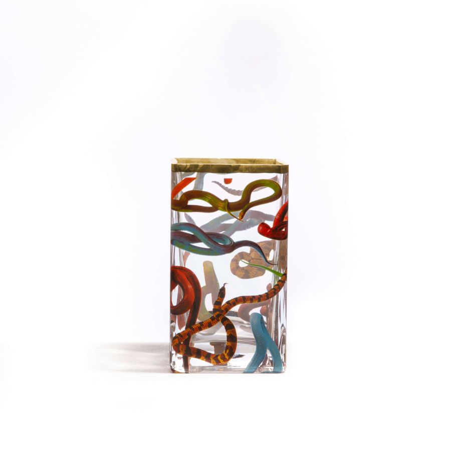 Seletti Glass Vase Snakes