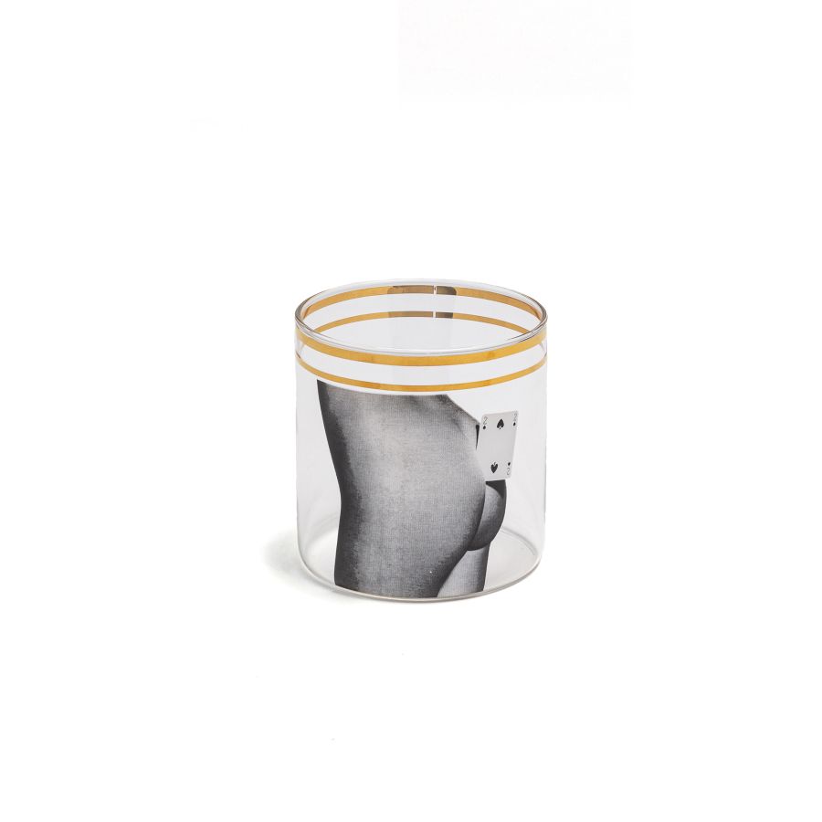 Seletti Glass Water Two of Spade