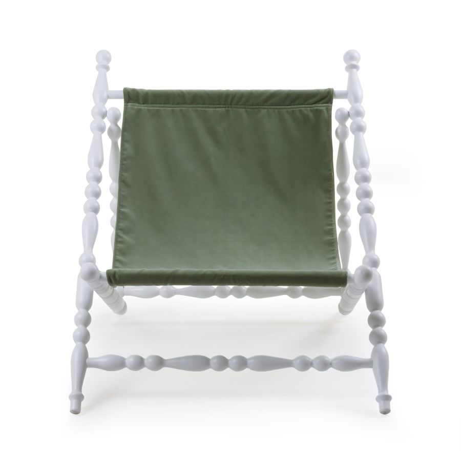 Seletti Heritage Foldable Deckchair Green