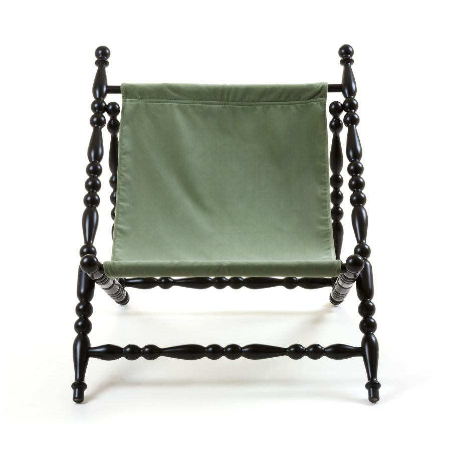 Seletti Heritage Foldable Deckchair Green