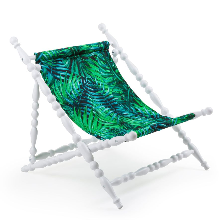 Seletti Heritage Foldable Deckchair Leave
