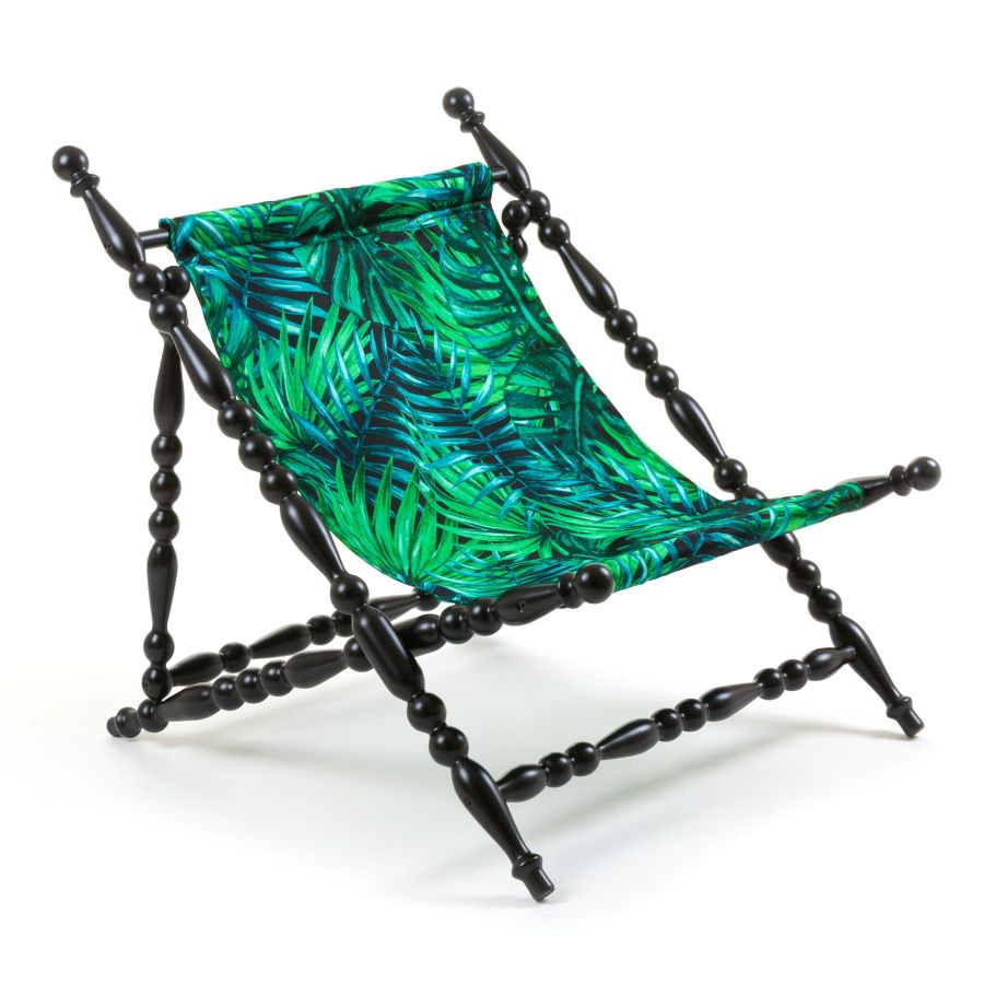 Seletti Heritage Foldable Deckchair Leave