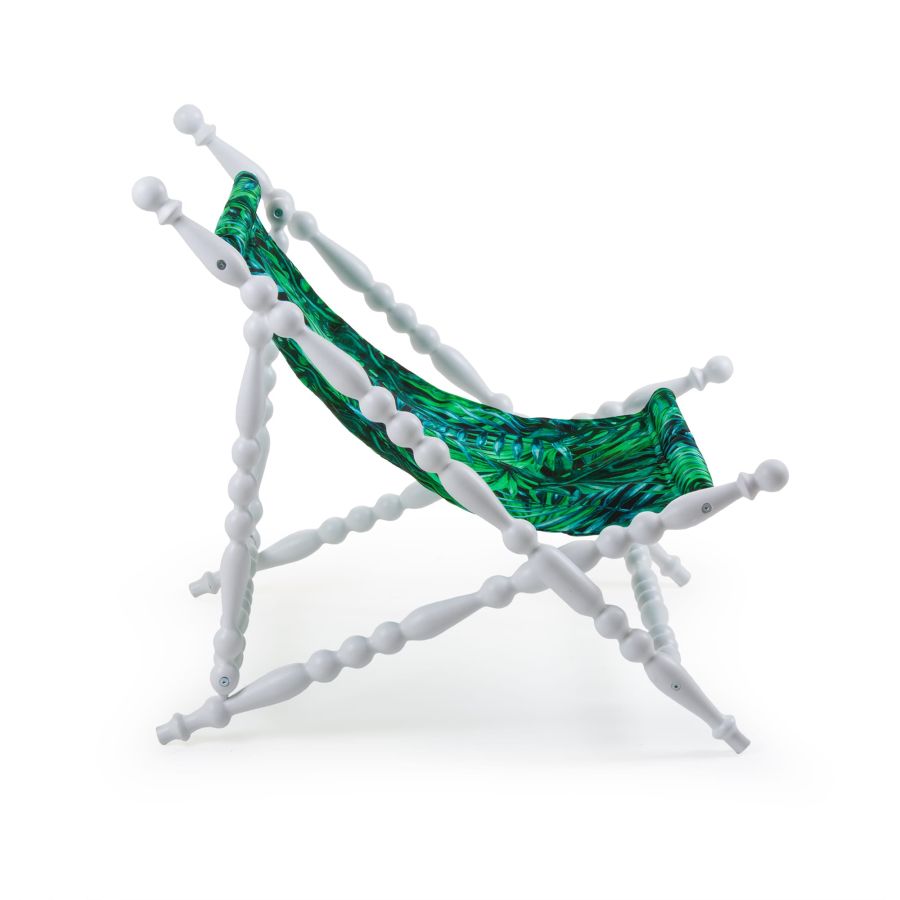 Seletti Heritage Foldable Deckchair Leave