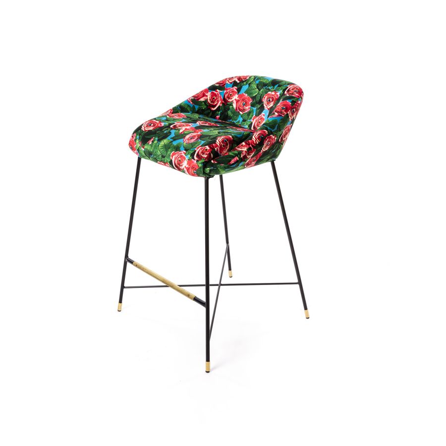 Seletti High Stool Roses