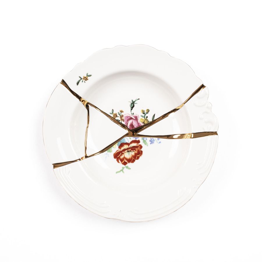 Seletti Kintsugi Soup plate