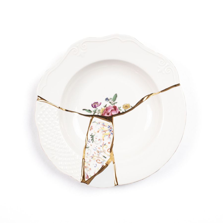 Seletti Kintsugi Soup plate