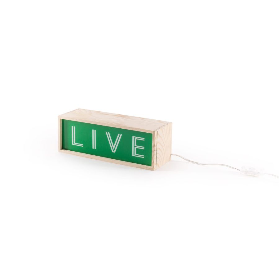 Seletti Lighthink Box Smile / Live / Paradise