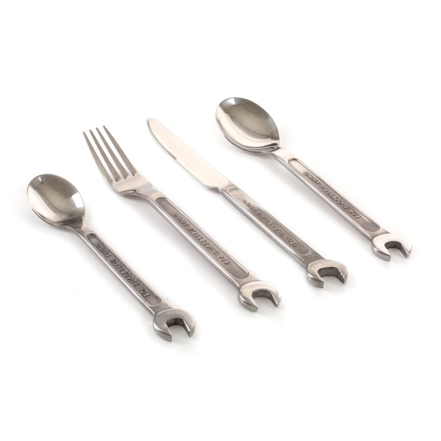 Seletti Machine Collection Cutlery Set Of 4 Pieces