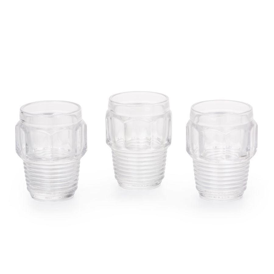Seletti Machine Collection Drinking Glass Set Of 3