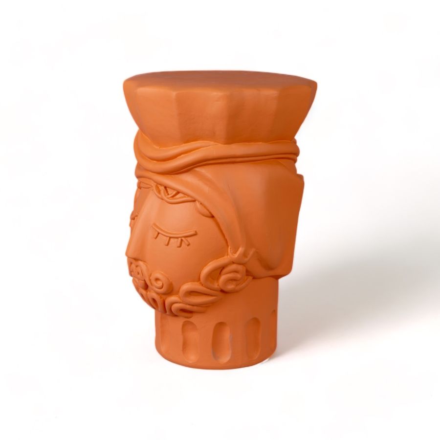 Seletti Magna Graecia Terracotta Stool Man