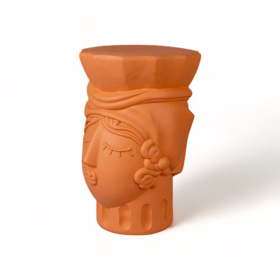 Seletti Magna Graecia Terracotta Stool Woman